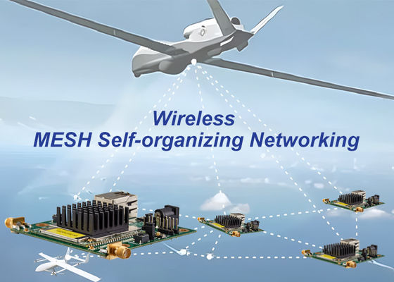 Moduł bezprzewodowy 2x2 MIMO MESH Ethernet & Full Duplex TTL Serial Data Link
