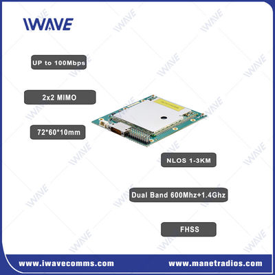 100 Mbps IP MESH Module MIMO Digital Data Link dla danych wideo i telemetrii